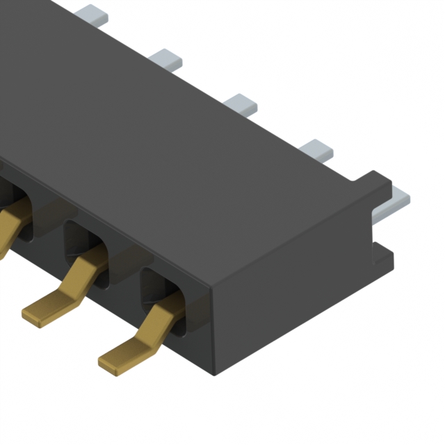 CONN RCPT 12P 0.079 GOLD SMD R/A