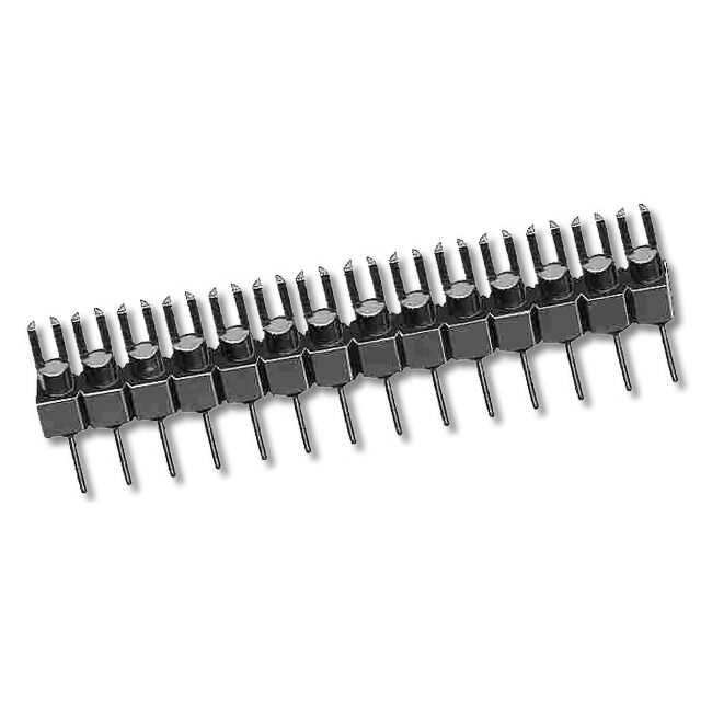 CONN HDR STRIP POST 6POS TIN