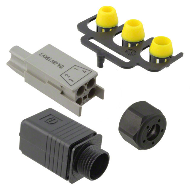 CONN PLUG HSG 4POS POWER 48V