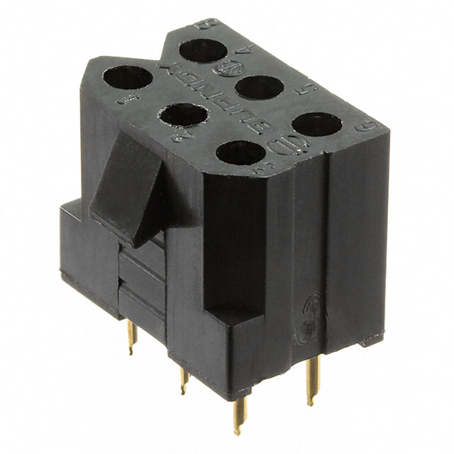 CONN RCPT HSG 6POS BRD MNT