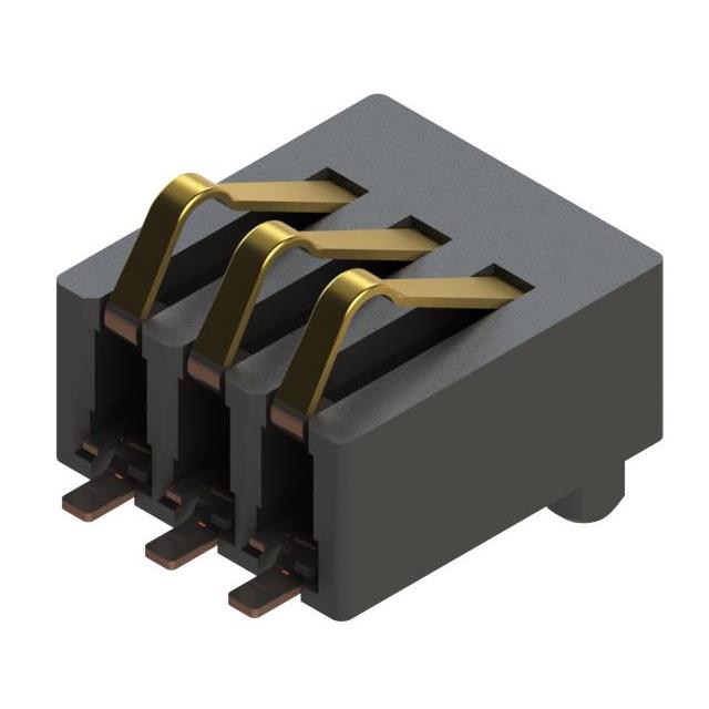 3 POS BATTERY 1.27MM PITCH