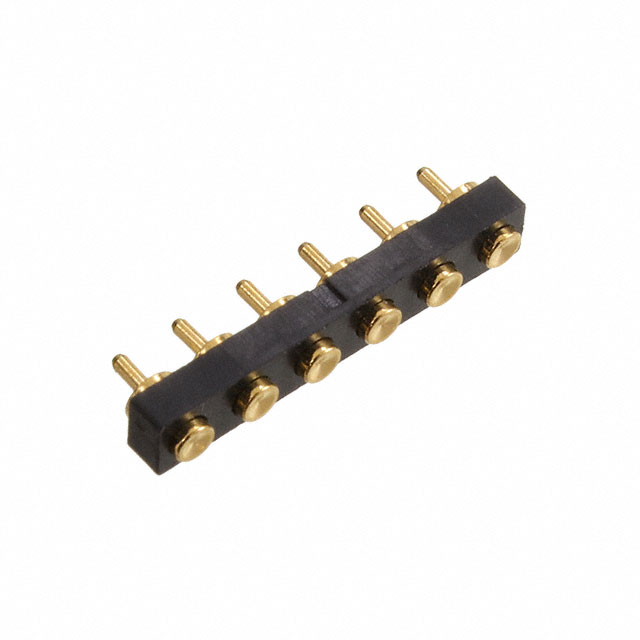 CONN PAD FOR SPRING PINS 1X6