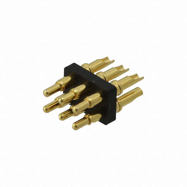 CONN SPRING PISTON 6POS SLD PCB