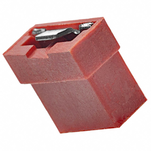 CONN JUMPER SHORTING TIN RED