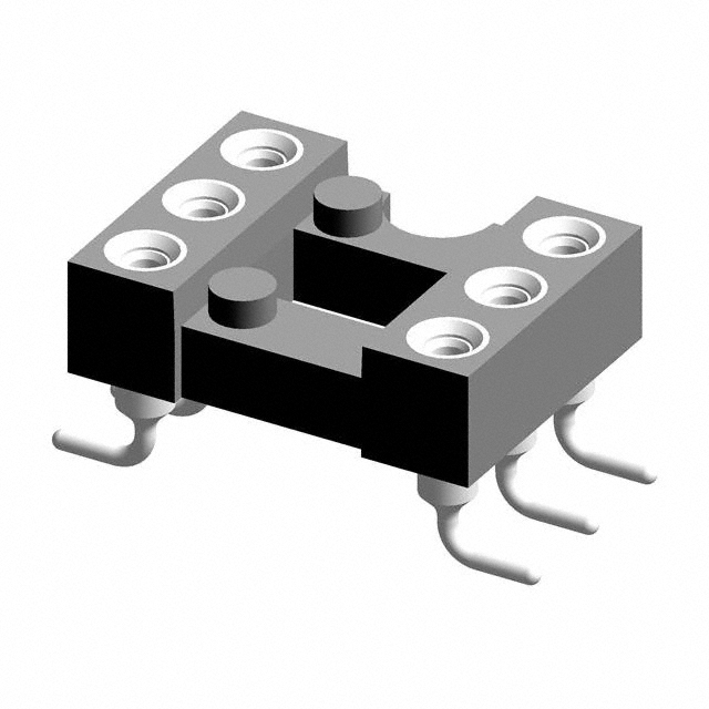 CONN IC DIP SOCKET 6POS GOLD