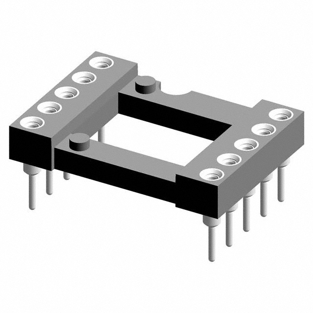 CONN IC DIP SOCKET 10POS GOLD