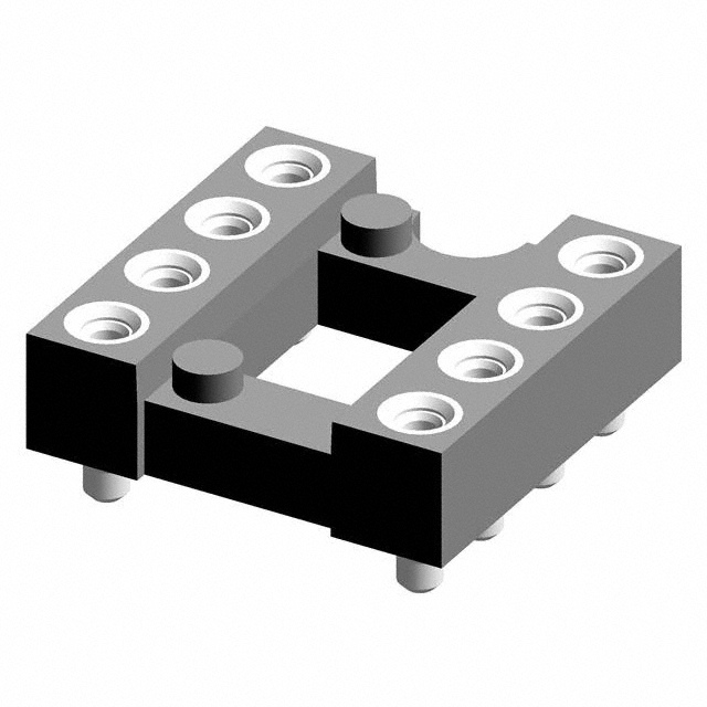 CONN IC DIP SOCKET 8POS GOLD