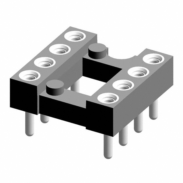 CONN IC DIP SOCKET 8POS GOLD