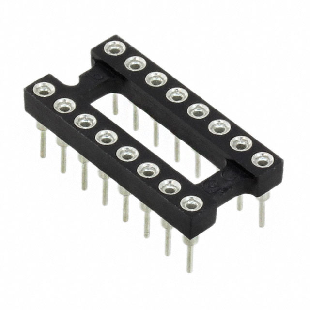CONN IC DIP SOCKET 16POS GOLD