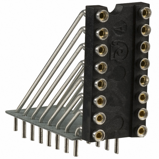 CONN IC DIP SOCKET 16POS GOLD