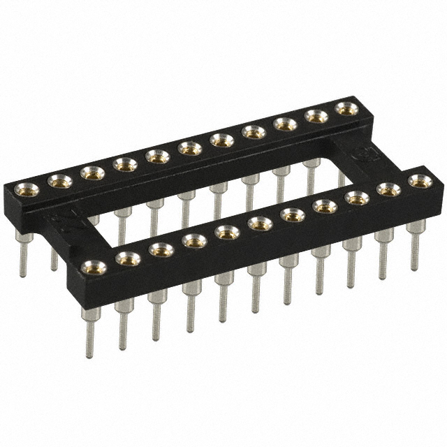 CONN IC DIP SOCKET 22POS GOLD