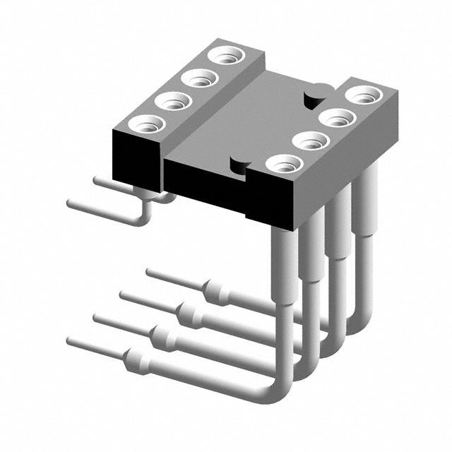 CONN IC DIP SOCKET 8POS GOLD