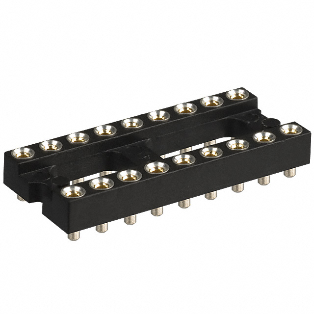 CONN IC DIP SOCKET 18POS GOLD