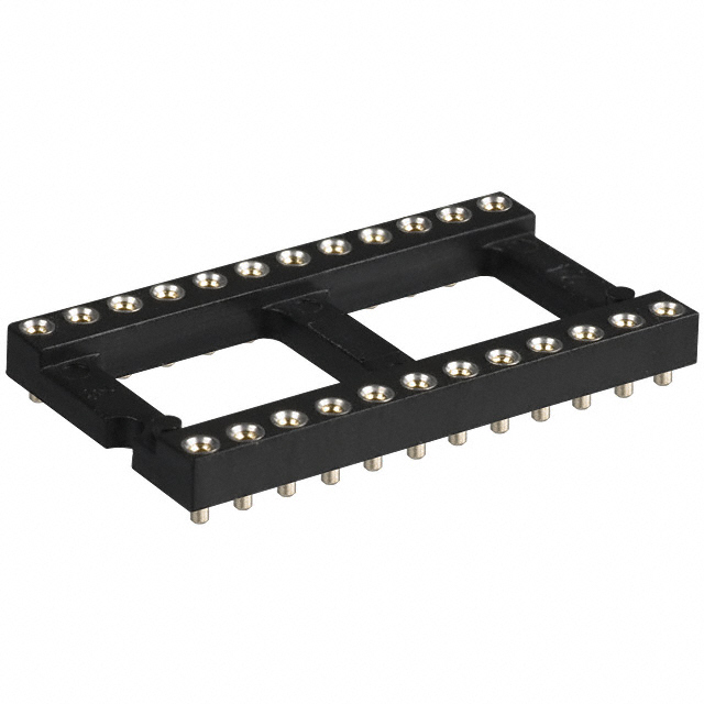 CONN IC DIP SOCKET 24POS GOLD
