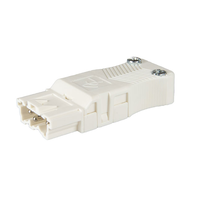 CONN PLUG 3POS SCREW W/STRAIN