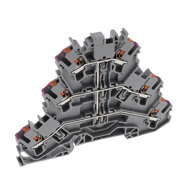 TRIPLE DECK TERM BLOCK WITH PUSH