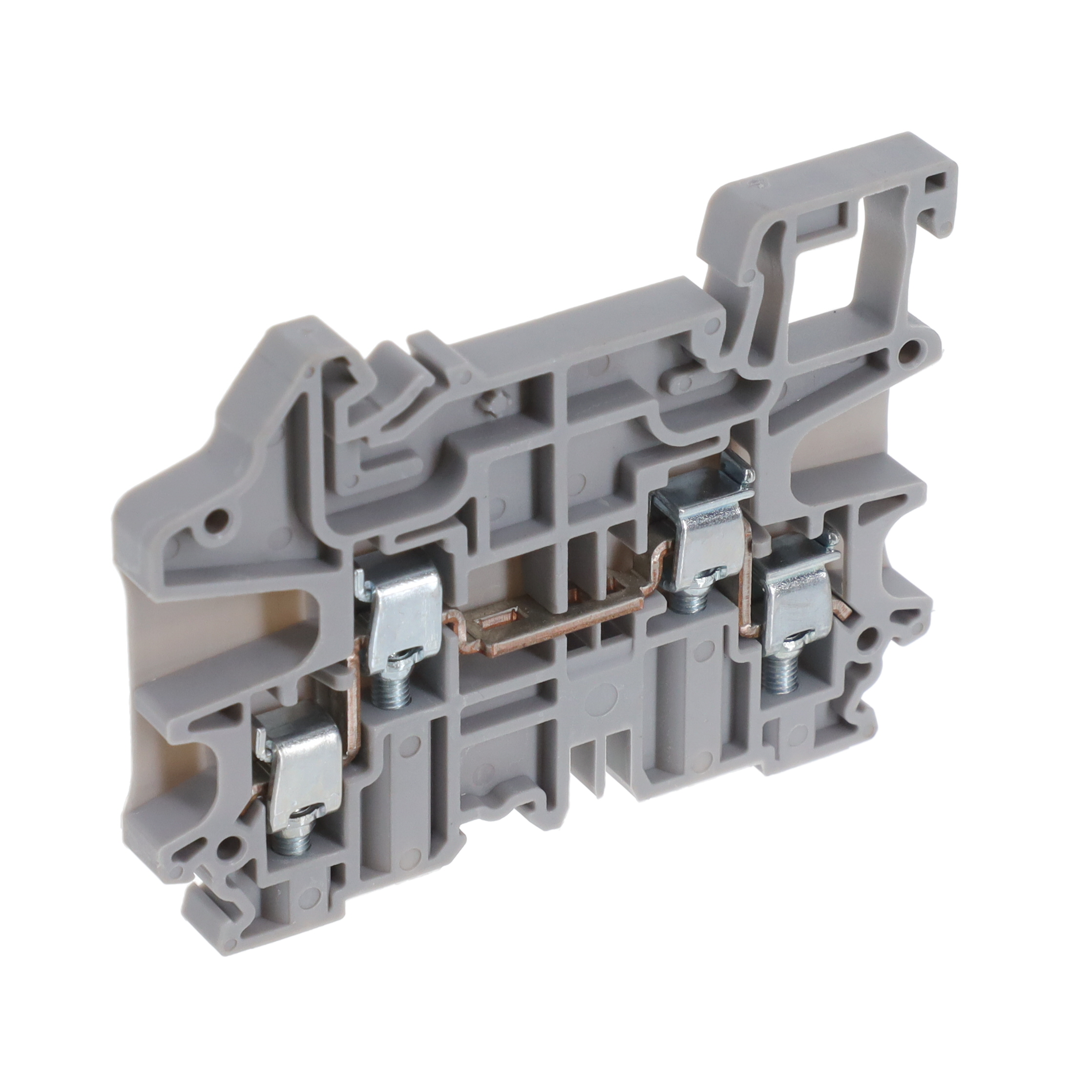 DIN TERM BLK SCREW 4 CONN