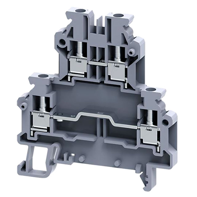 DIN TERM BLK SCREW DBL LEVEL