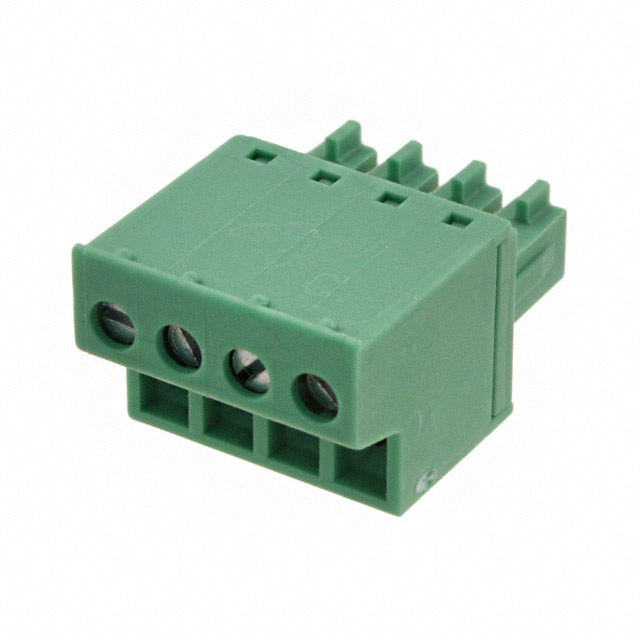 TERM BLOCK PLUG 4POS 3.81MM