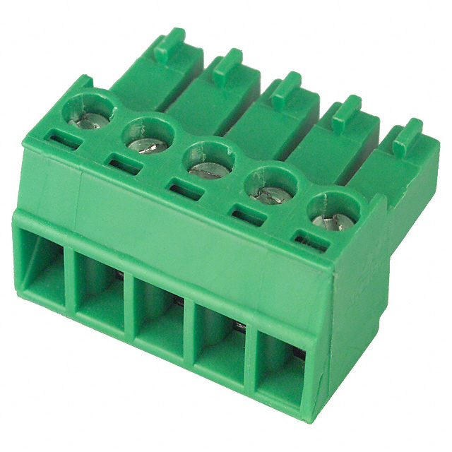 TERM BLOCK PLUG 5POS 3.81MM