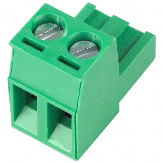 TERM BLOCK PLUG 2POS 5.08MM