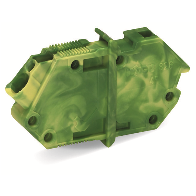 TERM BLK 1POS GREEN/YELLOW