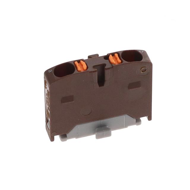TERM BLK 2POS BROWN
