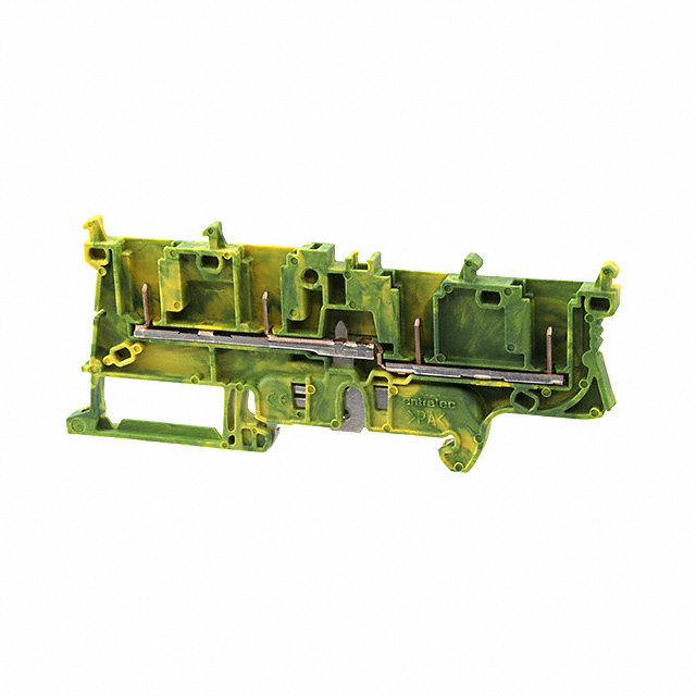 TERM BLK 4POS GREEN/YELLOW