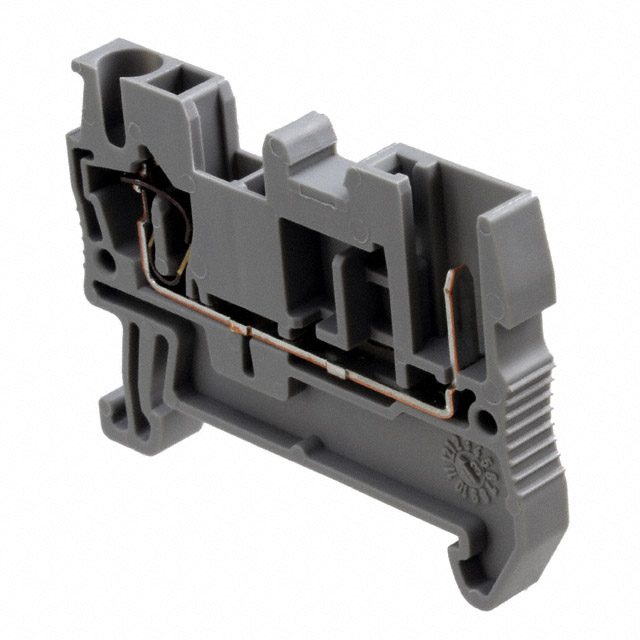 TERM BLK 2POS GRAY