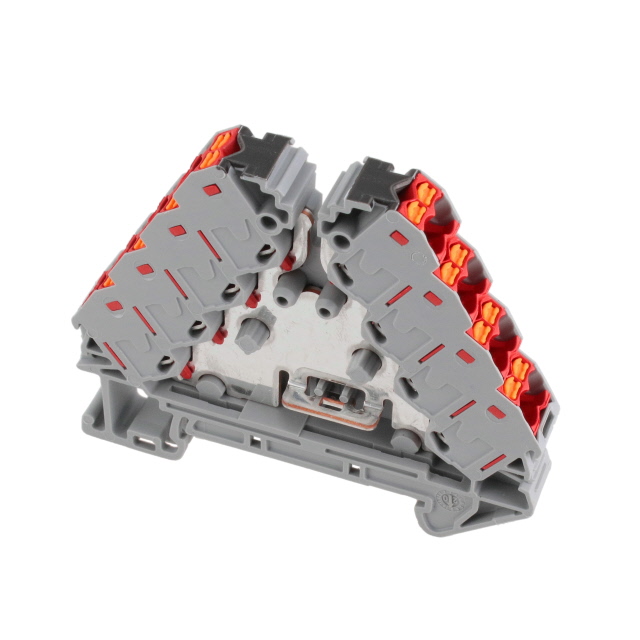 TERM BLK 16POS GRAY
