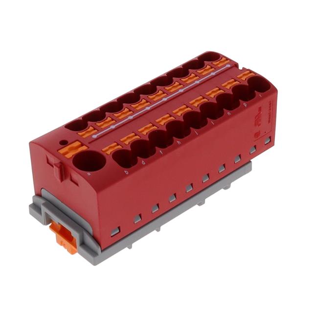 TERM BLK 19POS RED