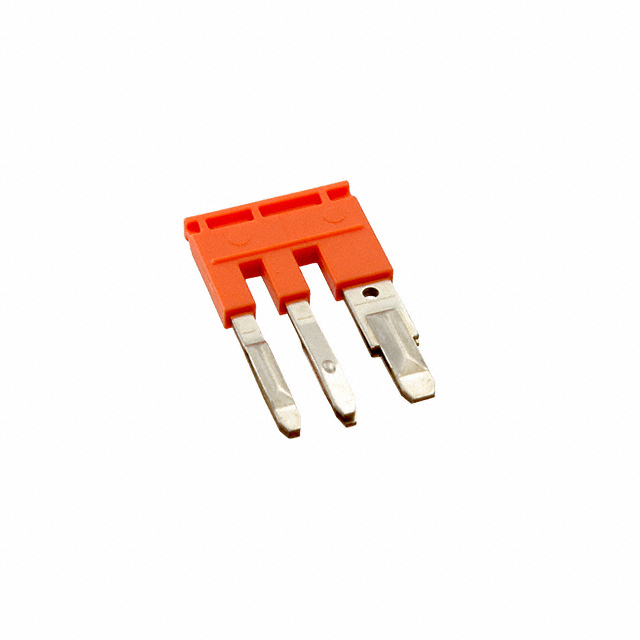 JUMPER TERM BLK 3POS FLAT PIN