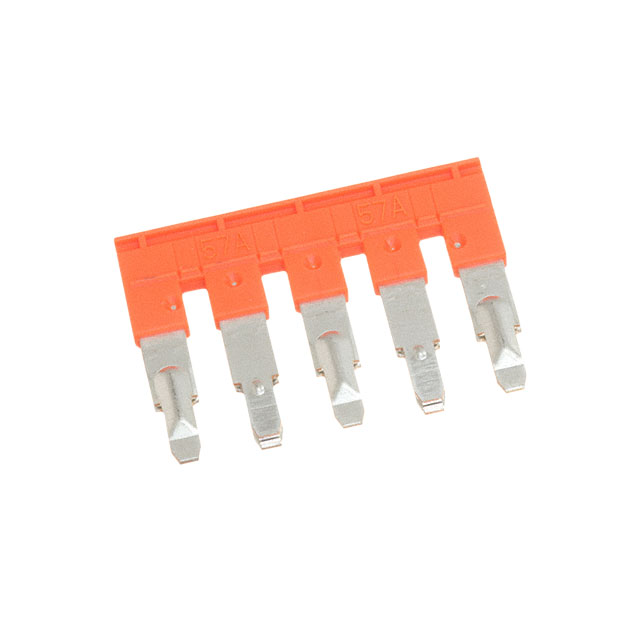 JUMPER TERM BLK 5 POS FLAT PIN