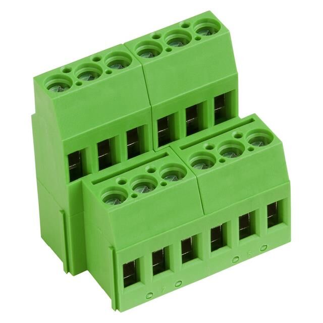 TERM BLK 3POS 5.08MM 0.200" VERT