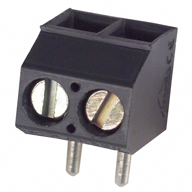 TERM BLK 2P TOP ENTRY 3.5MM PCB