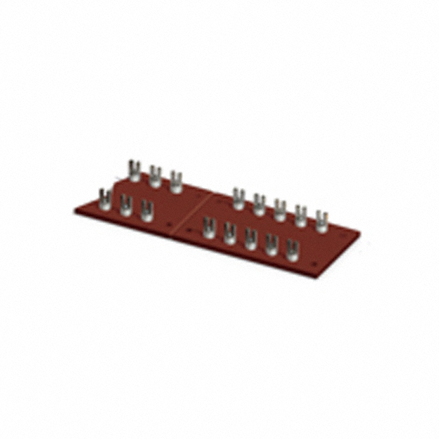 TURRET BOARD 50POS 0.375" FORK