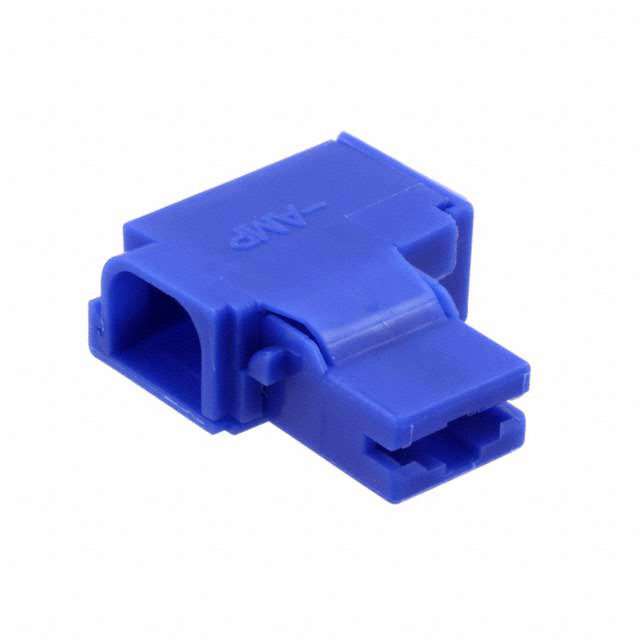 CONN RCPT HOUSING 0.25 1POS BLUE