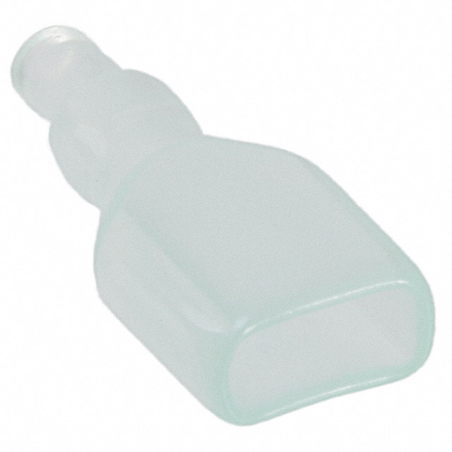CONN RCPT SLEEVE 0.25 1POS CLEAR
