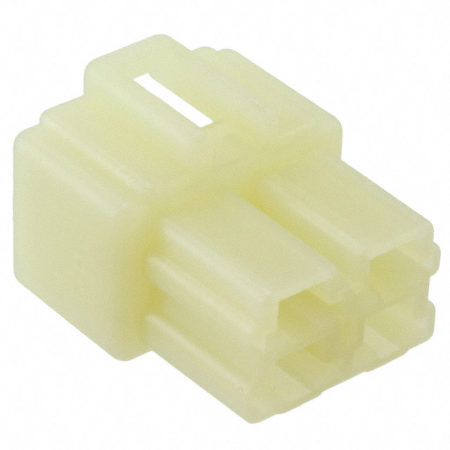 CONN MALE TAB HSG 0.25 4POS NAT