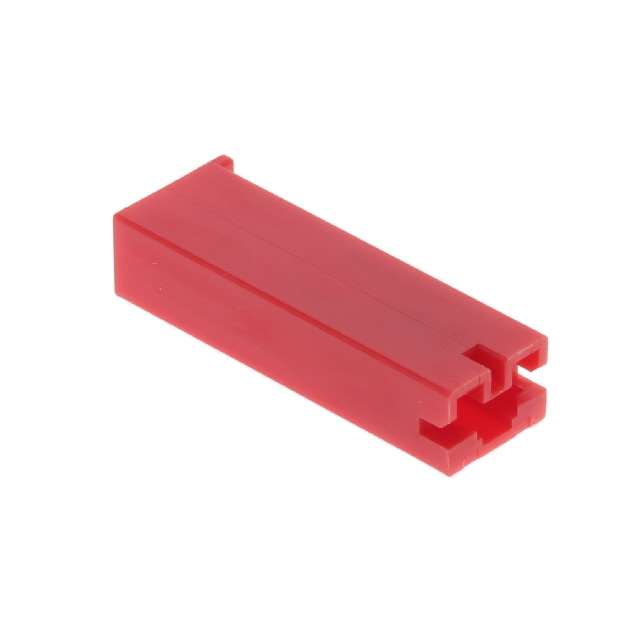 CONN RCPT HOUSING 0.187 1POS RED