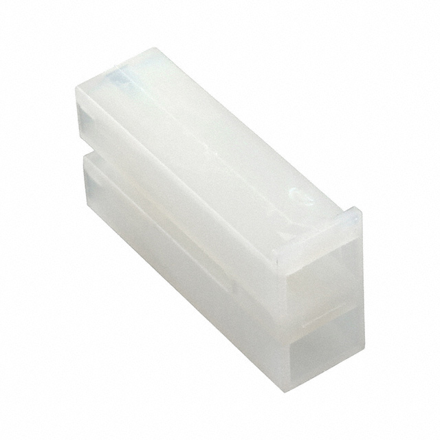 CONN RCPT HSG 0.187 2POS NATURAL