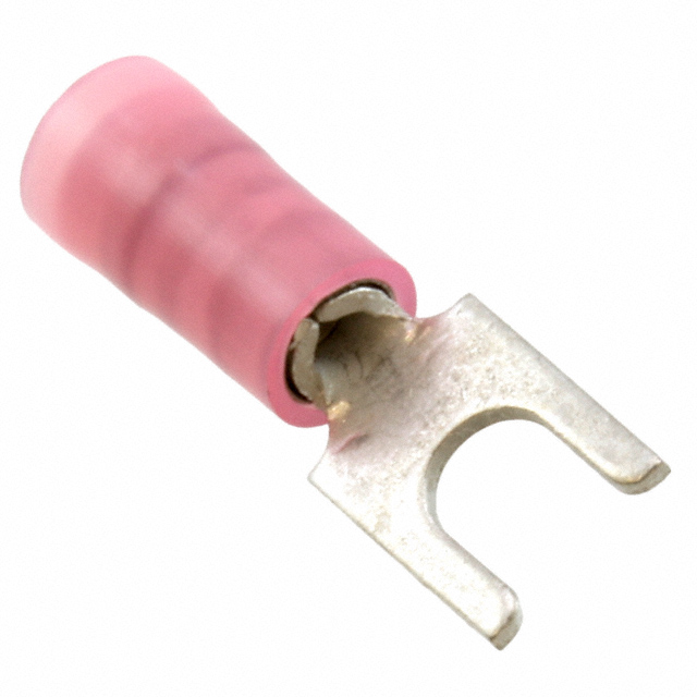 CONN SPADE TERM 18-22AWG #6 RED