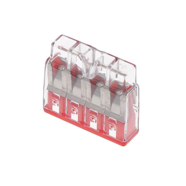 PUSHWIRE  SPLICING CONNECTOR; 4-