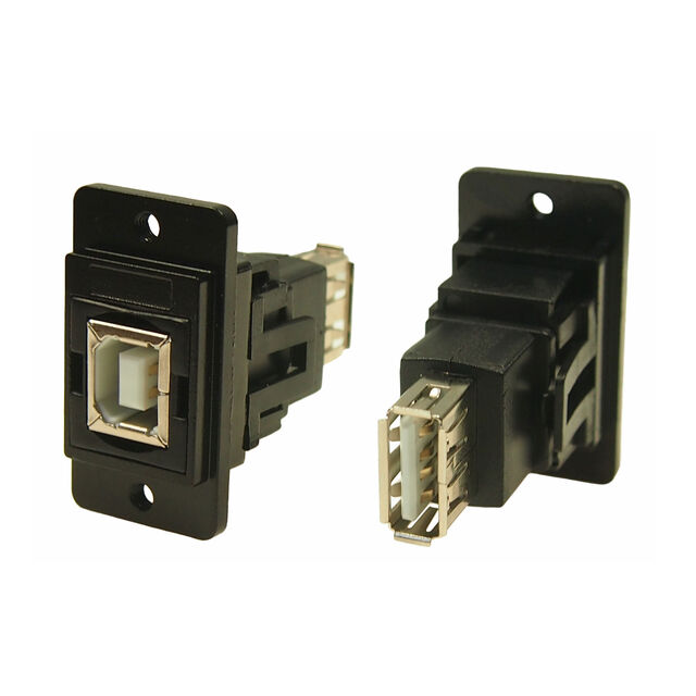 DUALSLIM BLACK METAL USB2 B-A M3