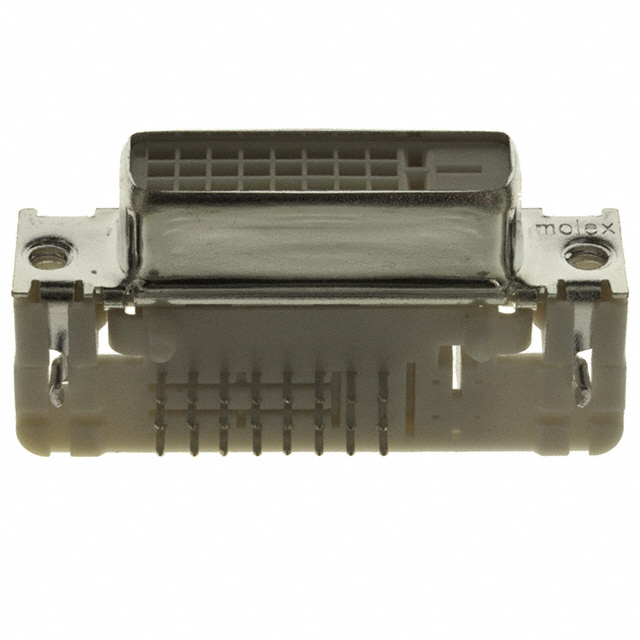 CONN RCPT DVI-D DL 24POS PCB R/A