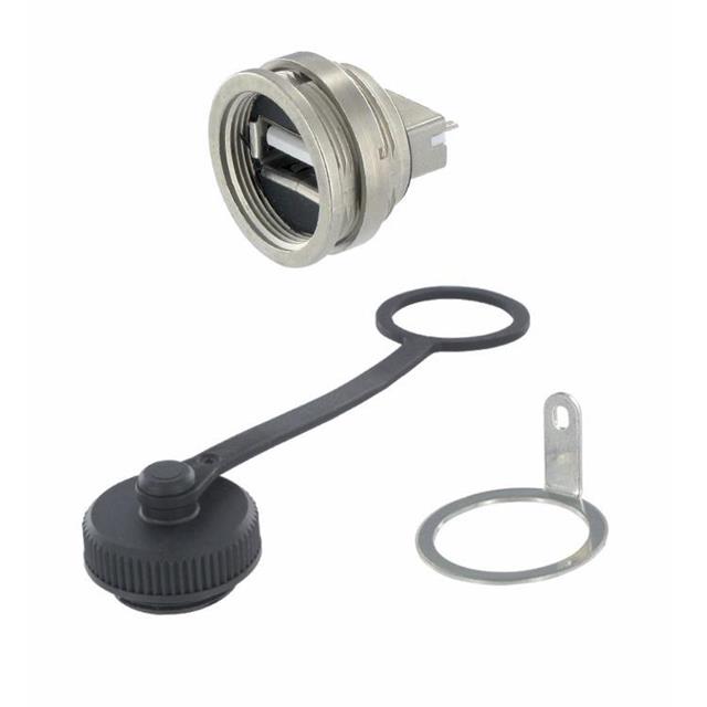 M16 PANEL CONNECTOR USB-A 2.0 +