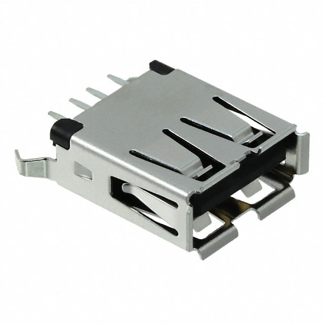 CONN RCPT USB2.0 TYPEA 4POS VERT