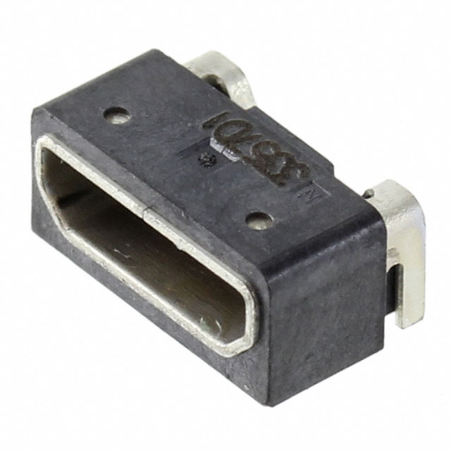 CONN RCPT USB2.0 MICRO B SMD R/A