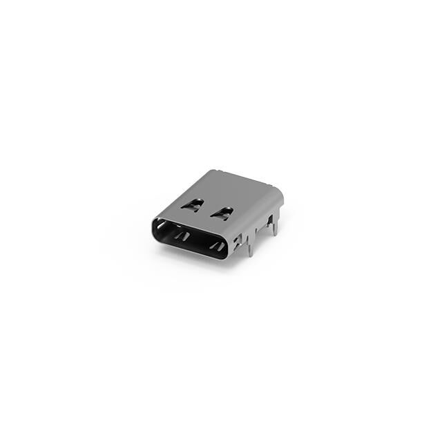 USB TYPE C SOCKET, R/A HYBRID TY