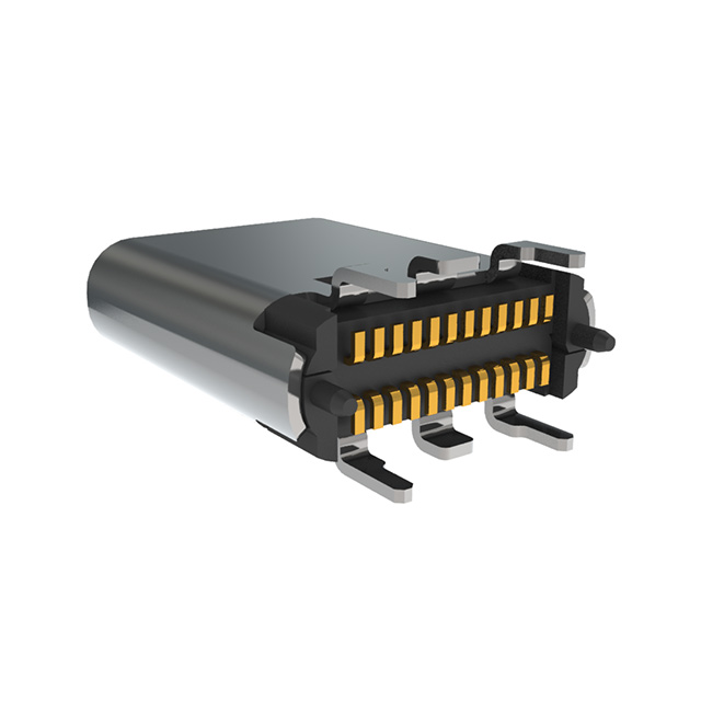 CONN RCPT USB3.1 TYPEC 24POS SMD